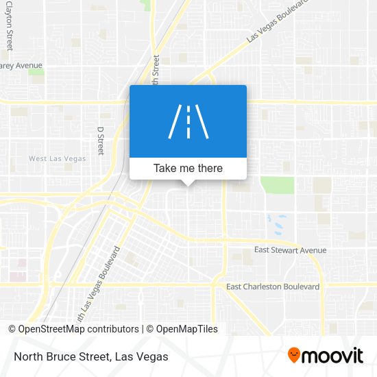 Mapa de North Bruce Street