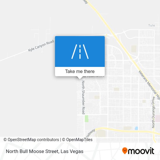North Bull Moose Street map