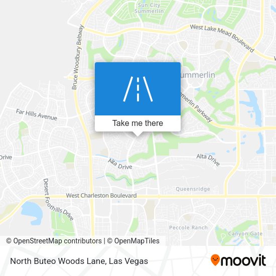 Mapa de North Buteo Woods Lane