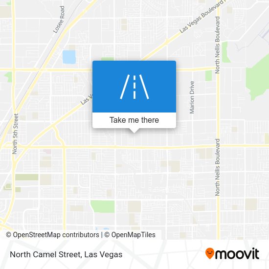 North Camel Street map