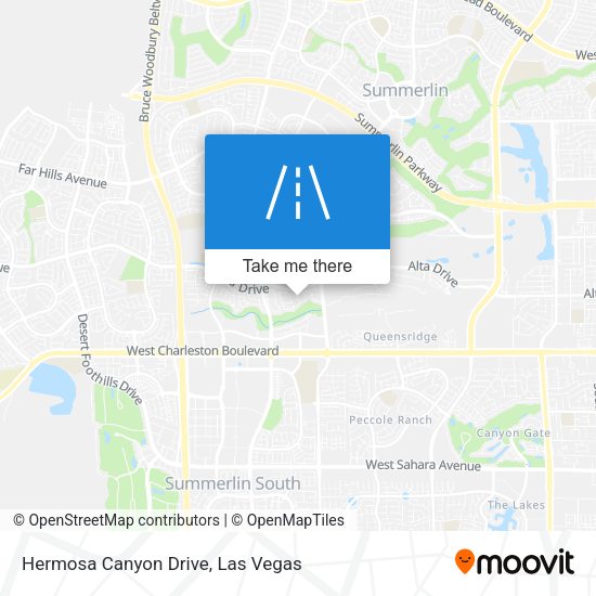 Mapa de Hermosa Canyon Drive