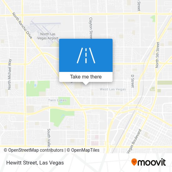 Mapa de Hewitt Street