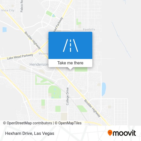 Mapa de Hexham Drive