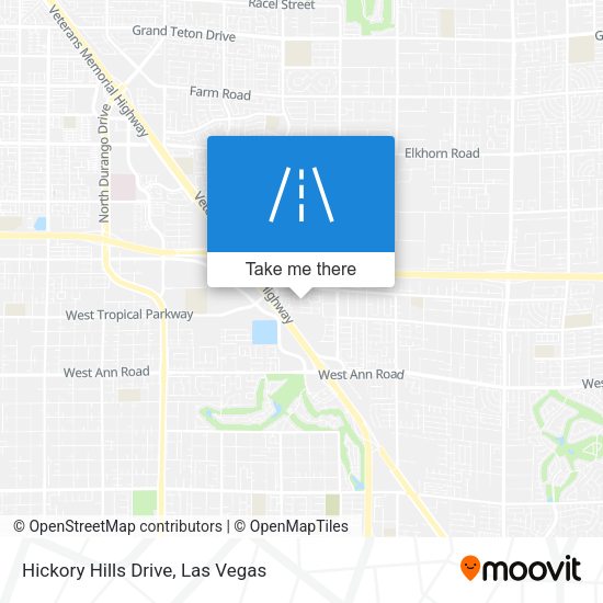 Hickory Hills Drive map