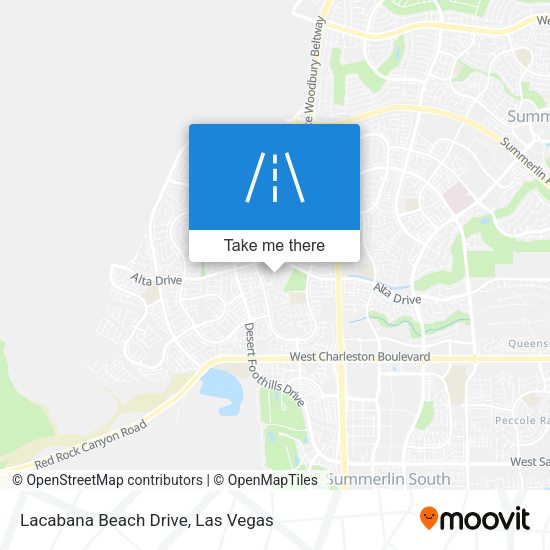 Lacabana Beach Drive map