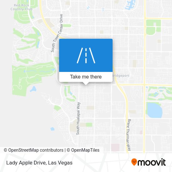 Mapa de Lady Apple Drive
