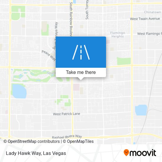 Mapa de Lady Hawk Way