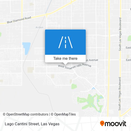 Mapa de Lago Cantini Street