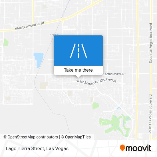 Lago Tierra Street map