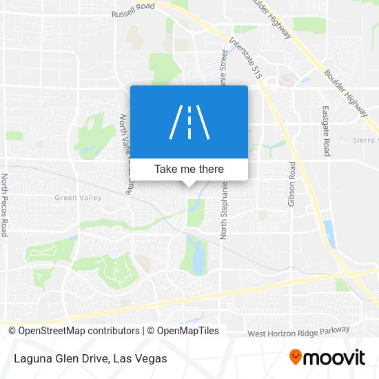 Laguna Glen Drive map