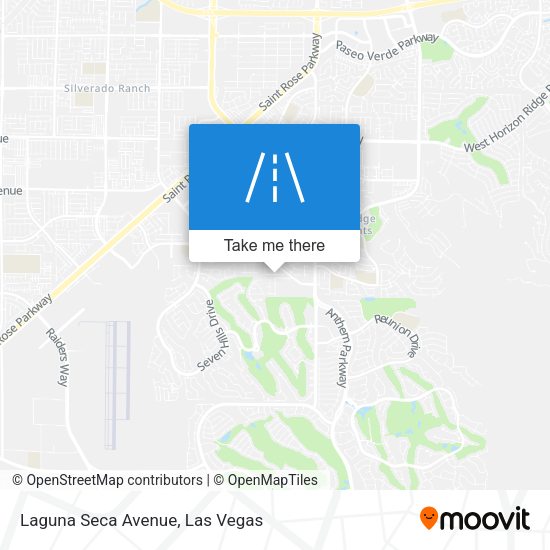 Laguna Seca Avenue map