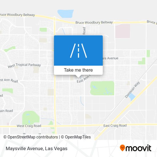Maysville Avenue map