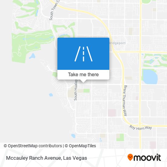 Mccauley Ranch Avenue map