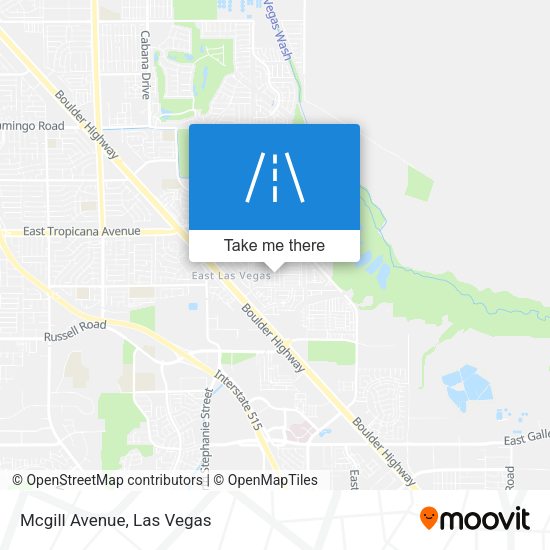 Mapa de Mcgill Avenue