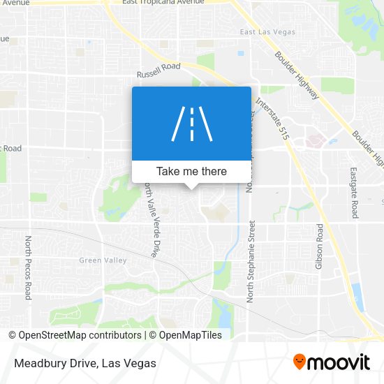 Mapa de Meadbury Drive
