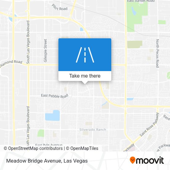 Mapa de Meadow Bridge Avenue