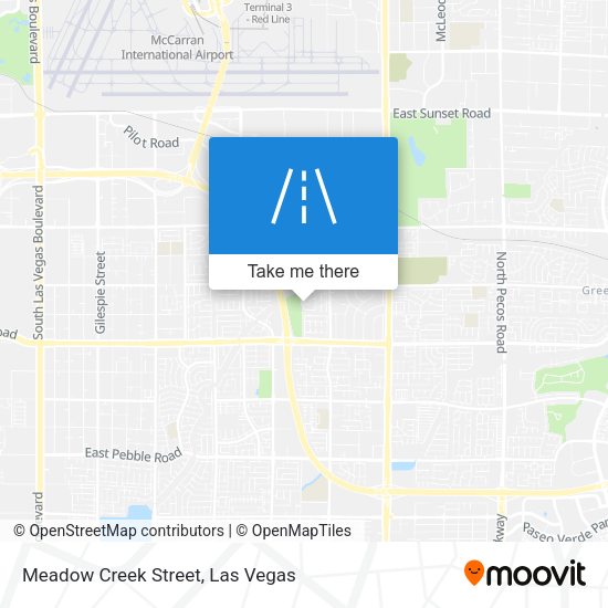 Meadow Creek Street map