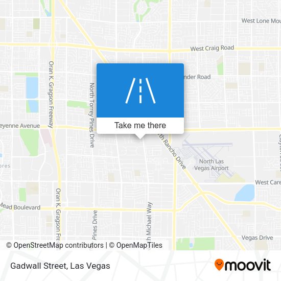 Mapa de Gadwall Street