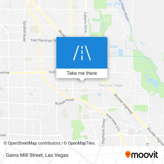 Mapa de Gains Mill Street