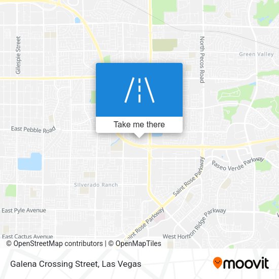 Galena Crossing Street map