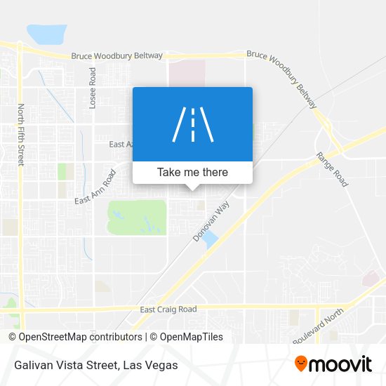 Galivan Vista Street map