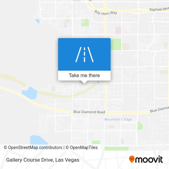 Gallery Course Drive map