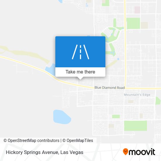 Hickory Springs Avenue map