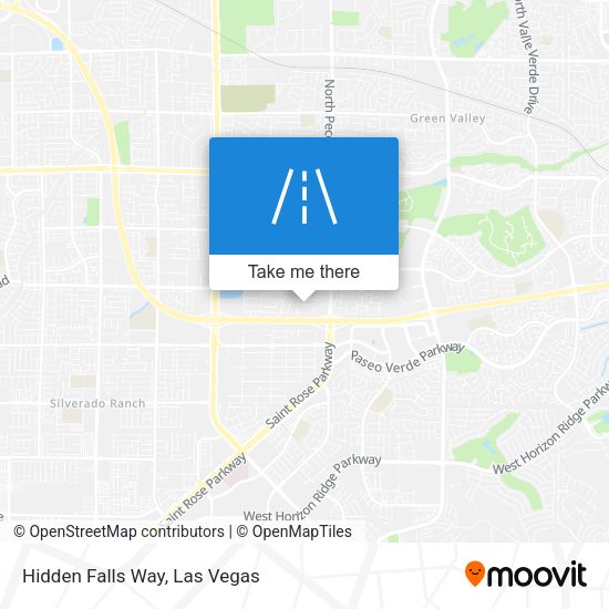 Hidden Falls Way map