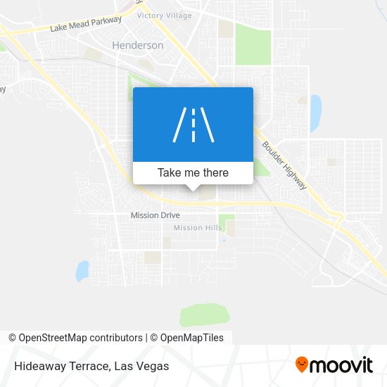 Mapa de Hideaway Terrace