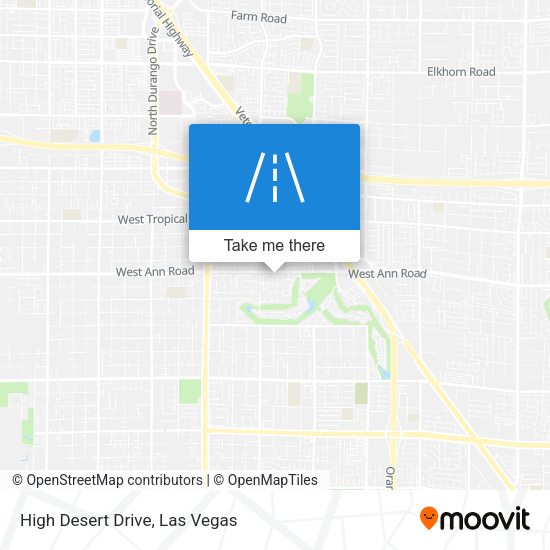 High Desert Drive map