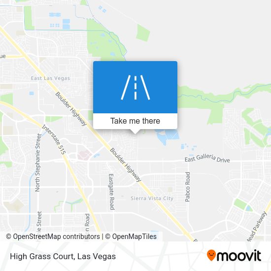 High Grass Court map