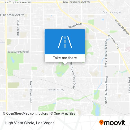 Mapa de High Vista Circle