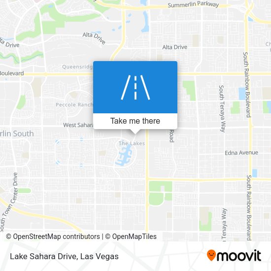 Mapa de Lake Sahara Drive