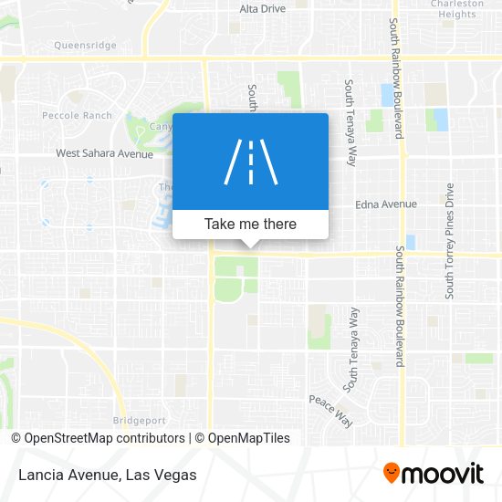 Mapa de Lancia Avenue