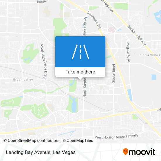Mapa de Landing Bay Avenue
