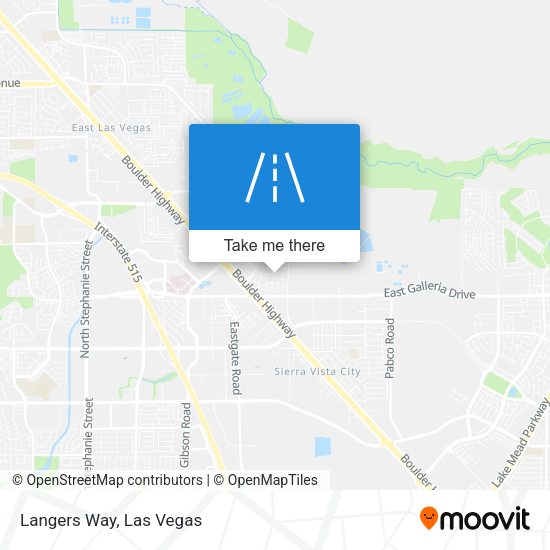 Mapa de Langers Way