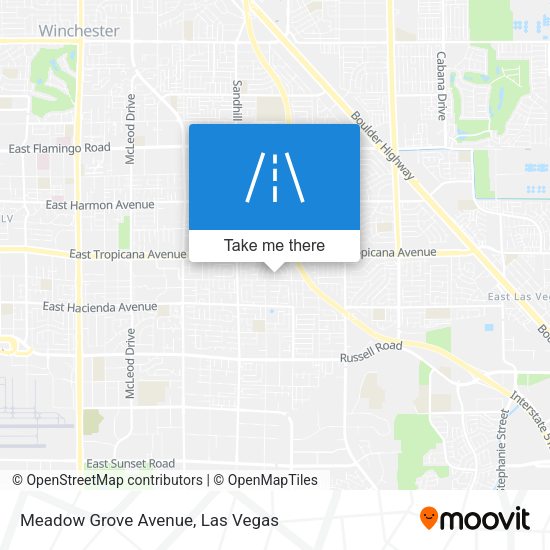Meadow Grove Avenue map