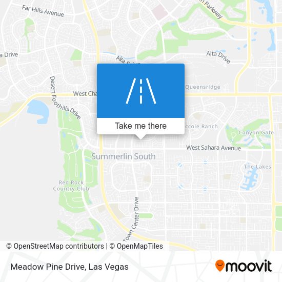 Meadow Pine Drive map