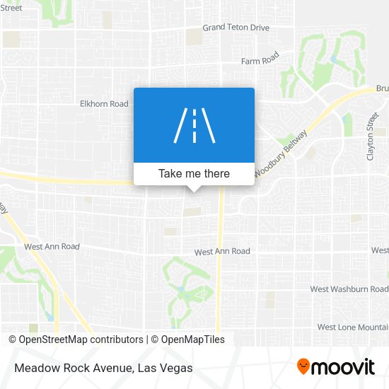 Meadow Rock Avenue map