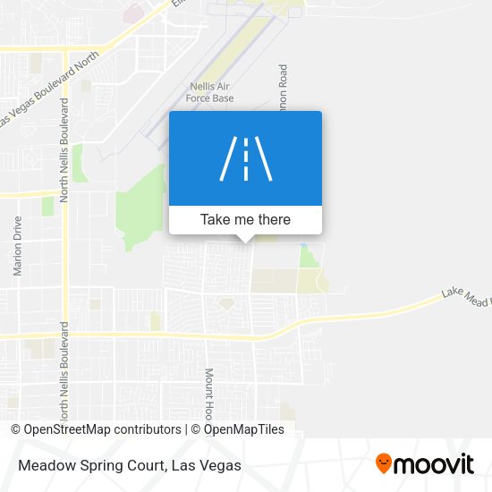 Meadow Spring Court map