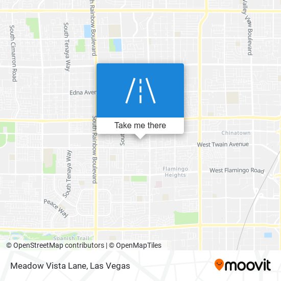 Meadow Vista Lane map