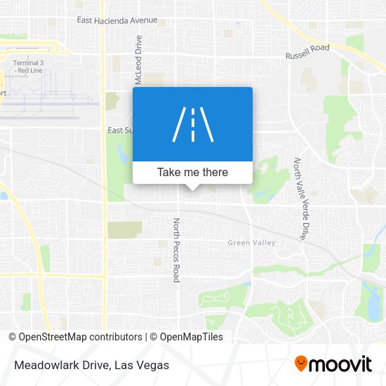 Meadowlark Drive map