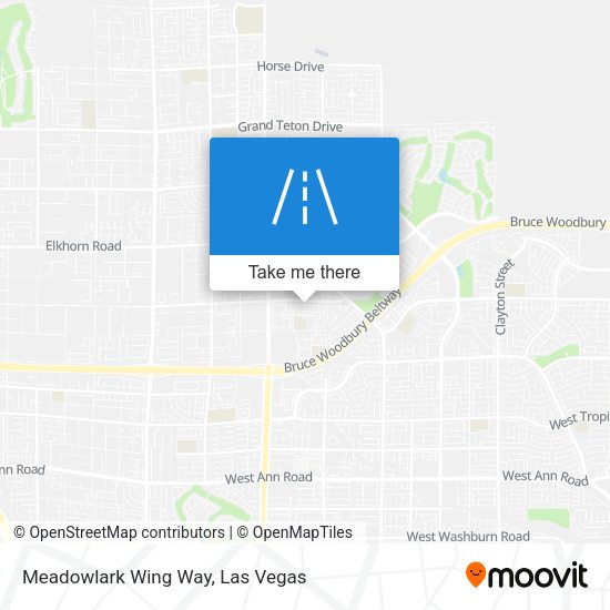 Meadowlark Wing Way map