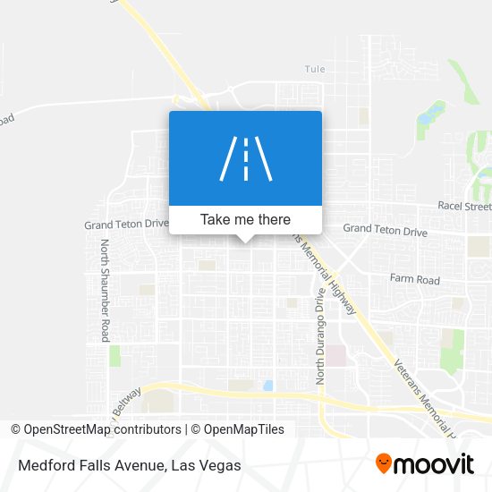 Mapa de Medford Falls Avenue