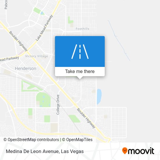 Mapa de Medina De Leon Avenue