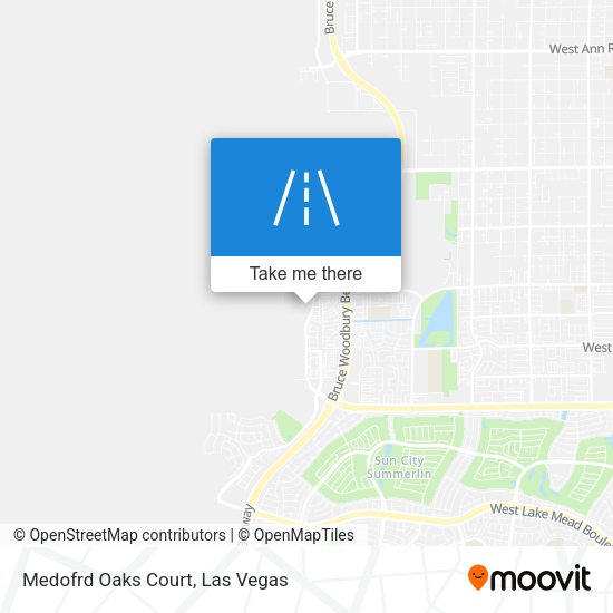 Medofrd Oaks Court map