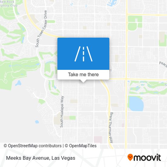 Meeks Bay Avenue map