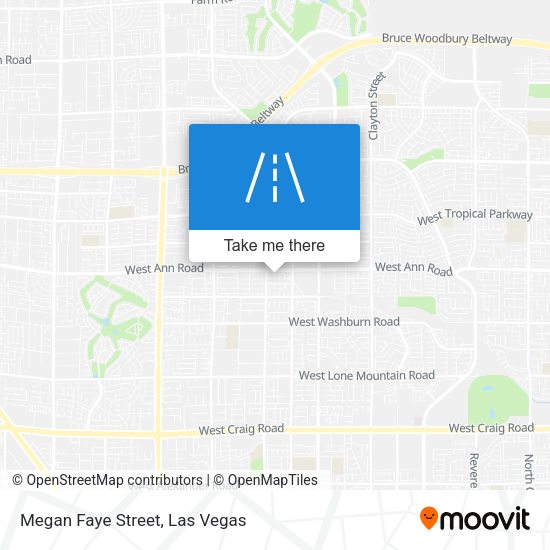 Megan Faye Street map