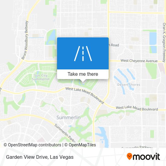 Garden View Drive map