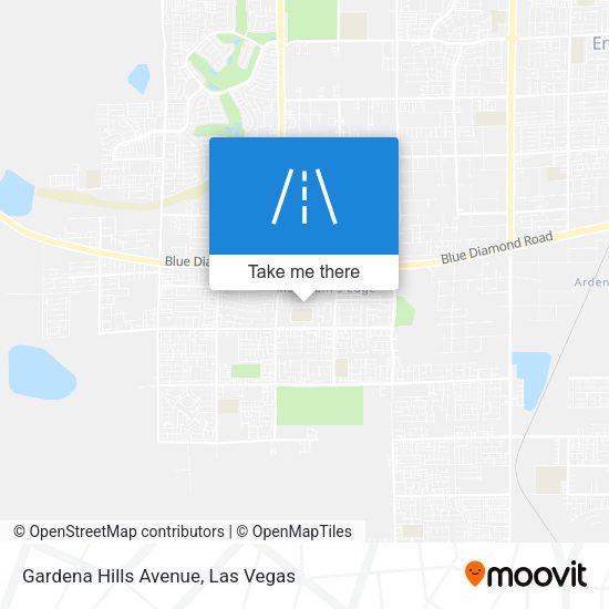 Gardena Hills Avenue map